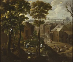 November und Dezember aus Los doce meses del año (Die zwölf Monate des Jahres), 1650-1699